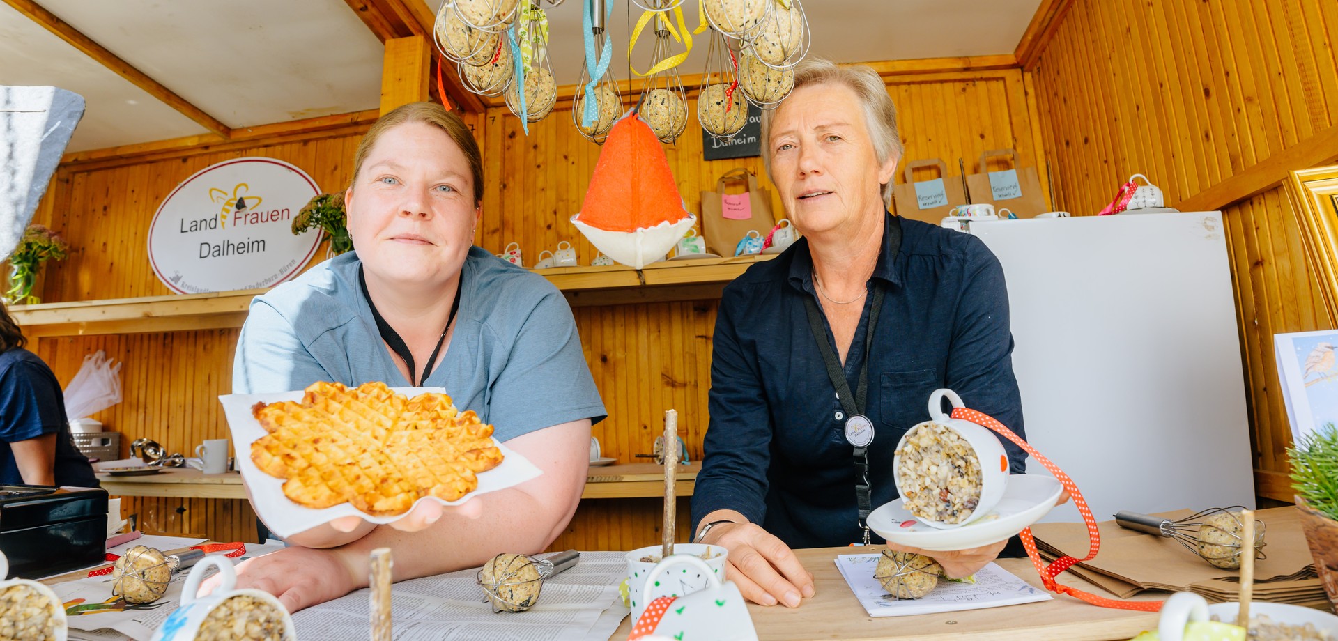 Herzhafte Waffeln gibt es bei den Landfrauen Dalheim.

Foto: Bezim Mazhiqi