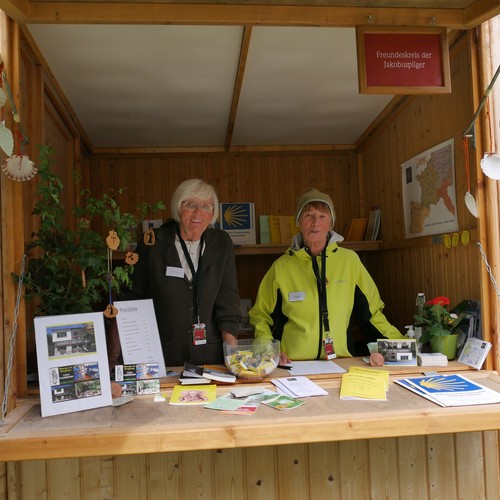Der Stand des Freundeskreises der Jakobuspilger

Foto: LWL/Buterus