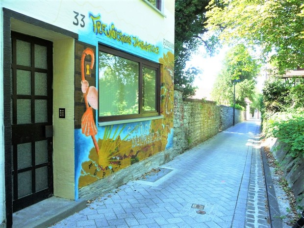 Auf dem Foto sieht man das Pilgerbüro aus Paderborn.

Foto: Jakobuspilger Paderborn