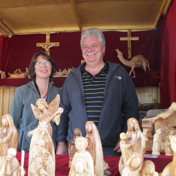 Auf dem Foto sieht man den Stand des Vereins Musa´ade.

Foto: LWL (öffnet vergrößerte Bildansicht)