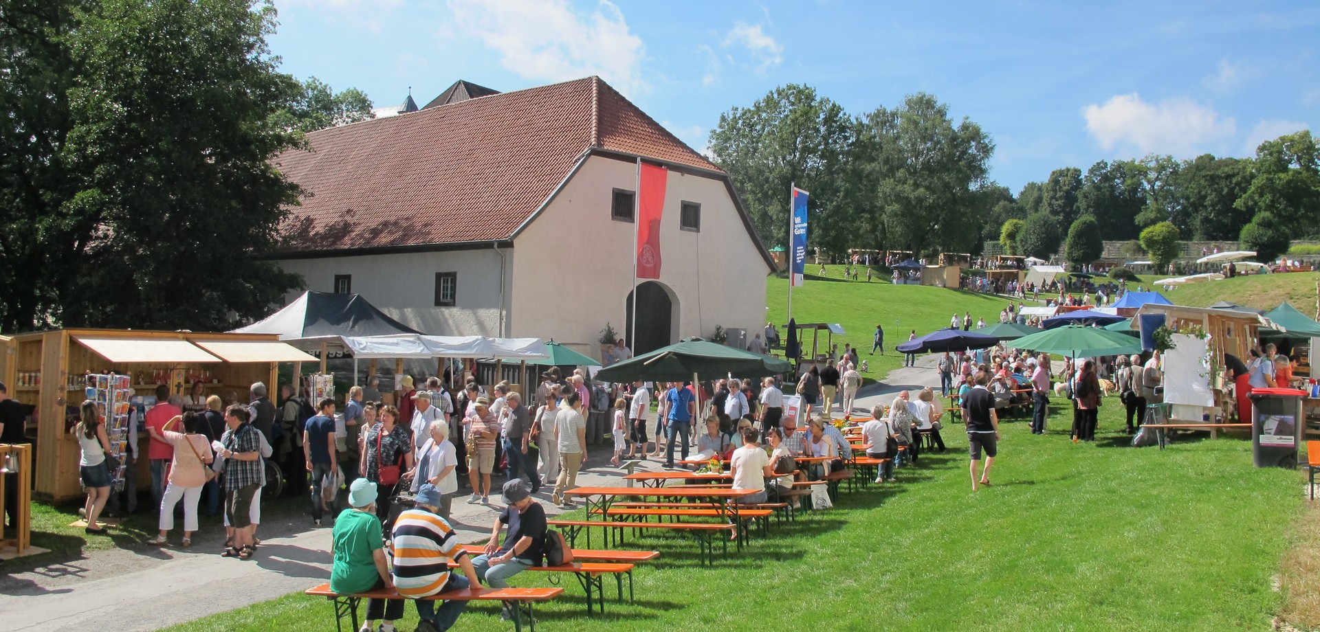 Überblick über den Klostermarkt

Foto: LWL